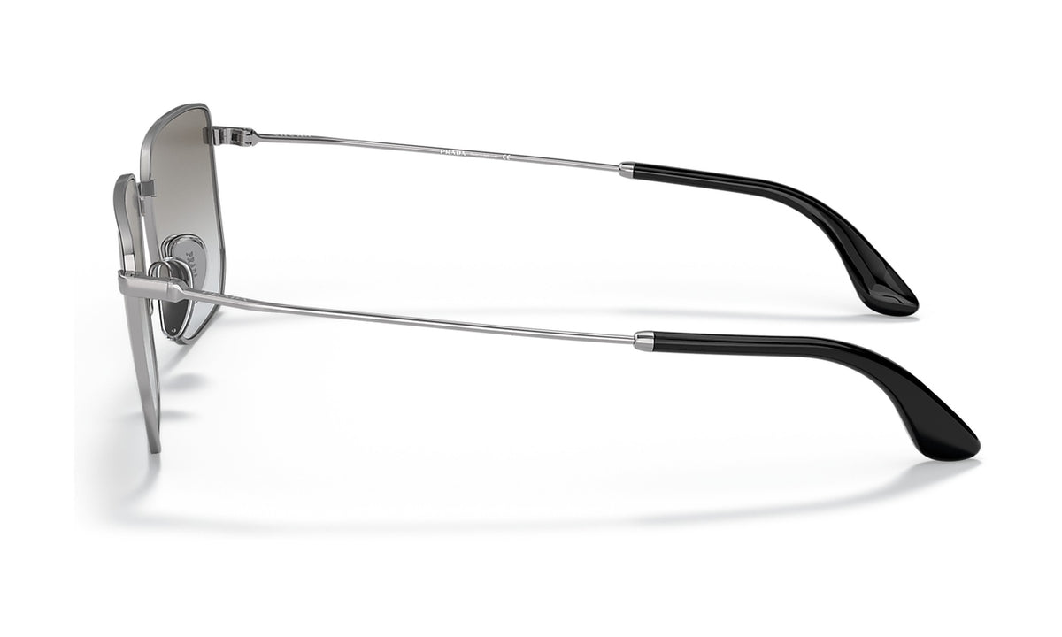 Prada PR 52YS Sunglasses, Gunmetal Silver with Grey Gradient, view 3