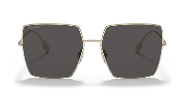 Burberry Daphne BE3133 Sunglasses, Light Gold with Dark Grey, view 1