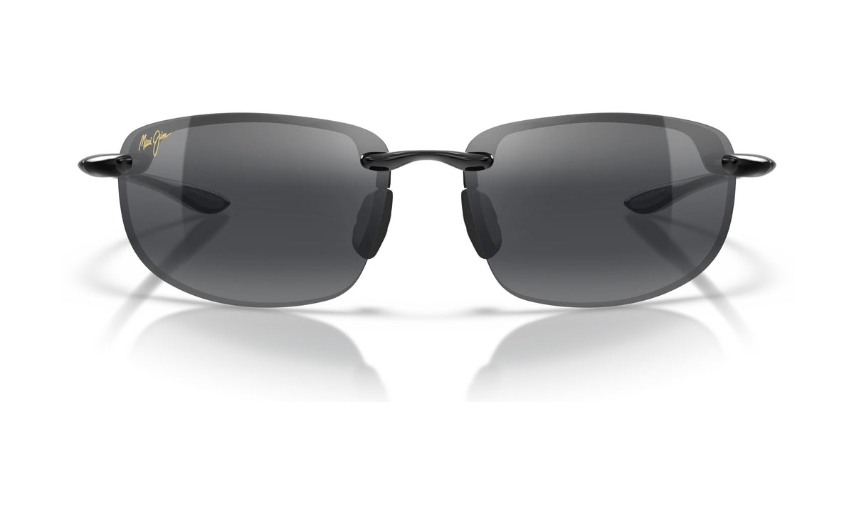 Maui Jim Ho'okipa 407-02 Polarized Sunglasses, Gloss Black with Neutral Grey, view 1