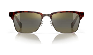 Maui Jim Kawika H257-16C Polarized Sunglasses, Tortoise with Antique Gold, HCL Bronze, view 1