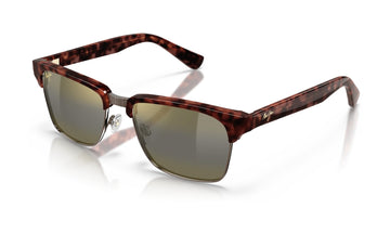 Maui Jim Kawika H257-16C Polarized Sunglasses, Tortoise with Antique Gold, HCL Bronze, view 2