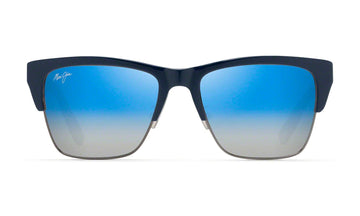 Maui Jim Perico DBS853-03 Polarized Sunglasses, Navy with Gunmetal, Dual Mirror, view 1