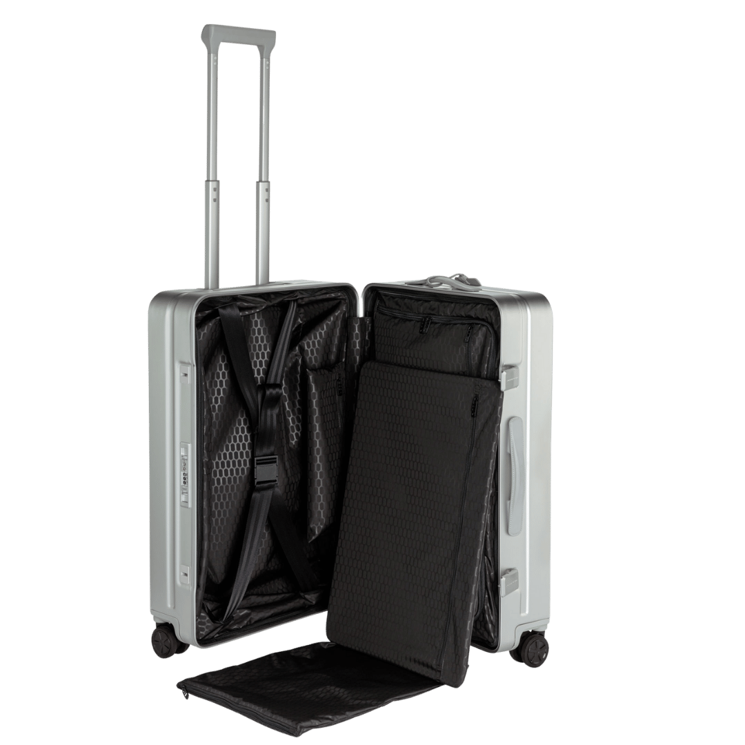 Porsche Design Roadster Aluminum Checked Spinner in Silver, view 9