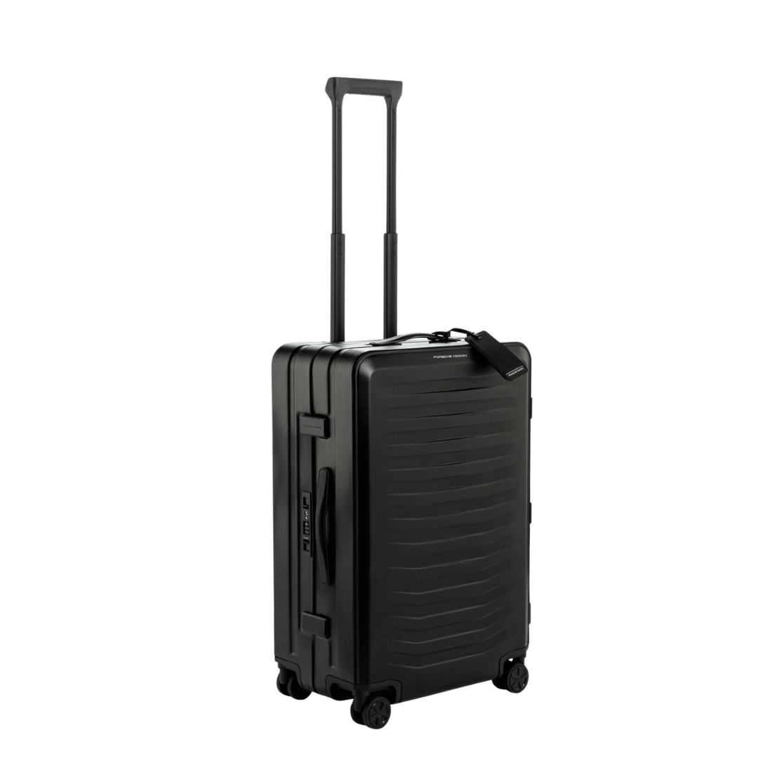 Porsche Design Roadster Aluminum Checked Spinner in Black, view 2