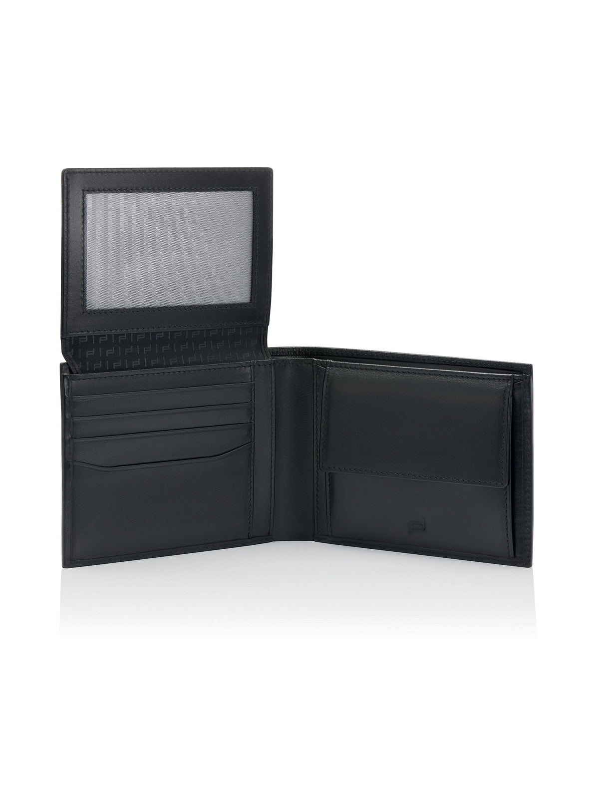 Porsche Design Classic Wallet 7 Leather Trifold in Black, view 3