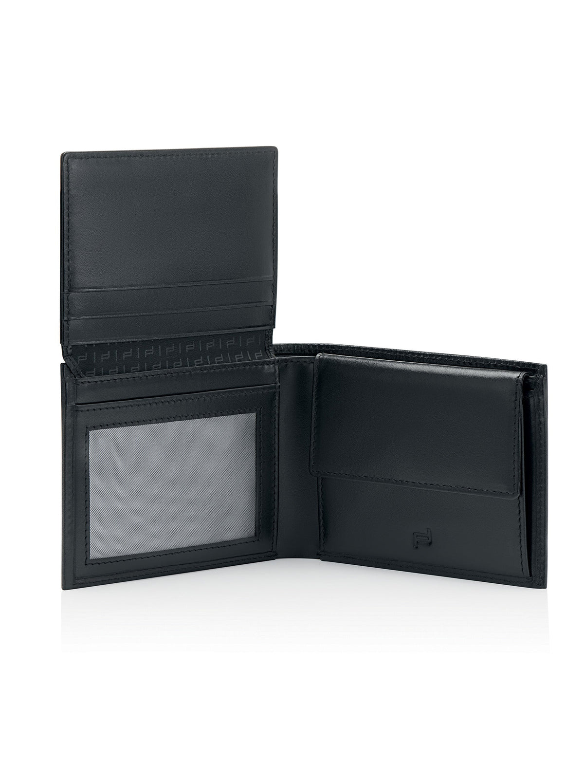 Porsche Design Vertical Bifold Leather Wallet 5 in Black, Classic Smooth, view 4