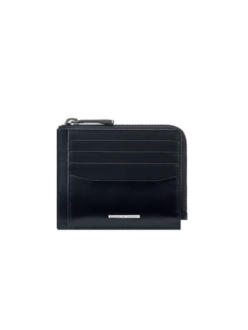Porsche Design Leather Wallet 11 with Zipper in Black, Classic Smooth, view 1