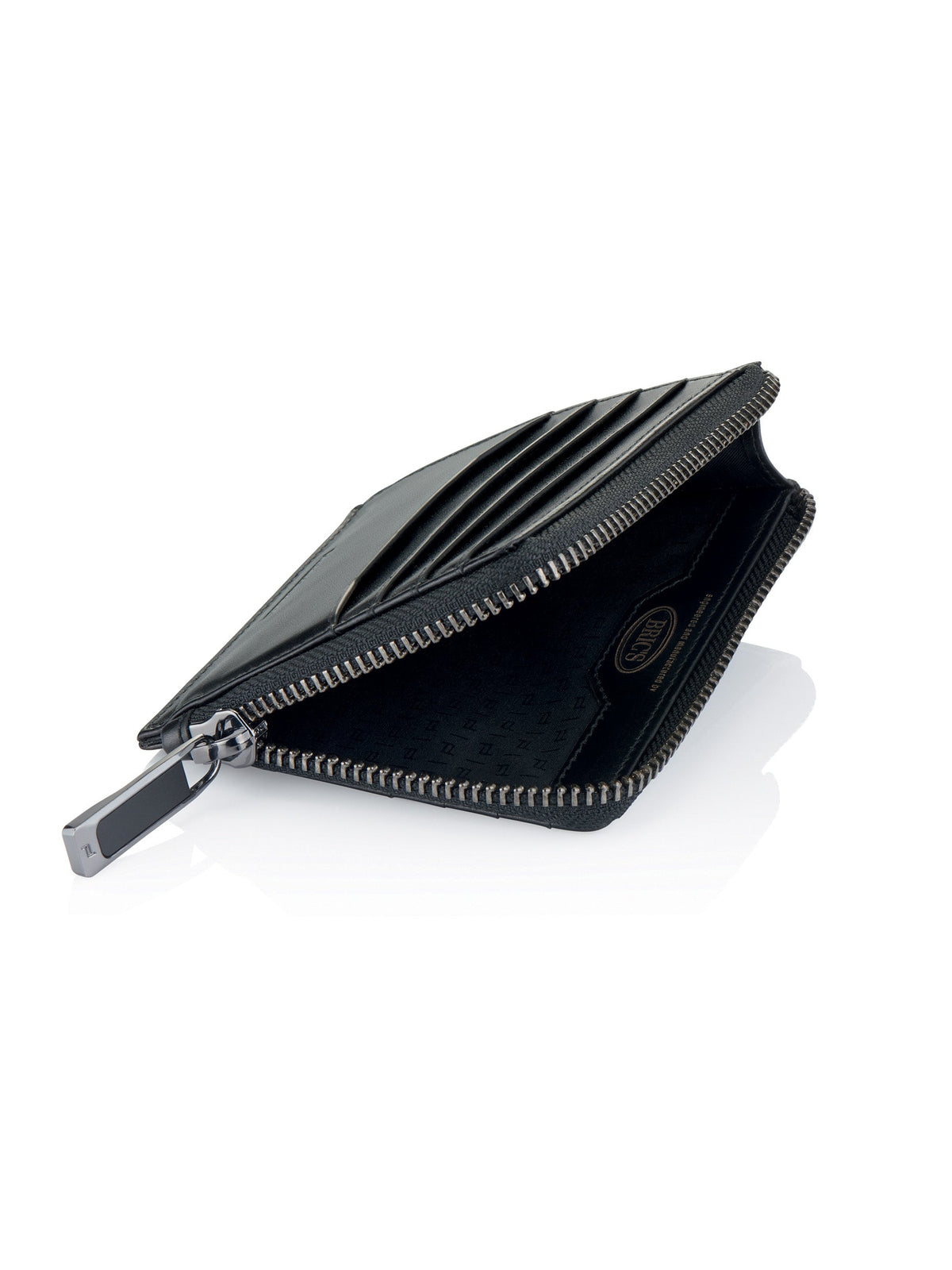 Porsche Design Leather Wallet 11 with Zipper in Black, Classic Smooth, view 3