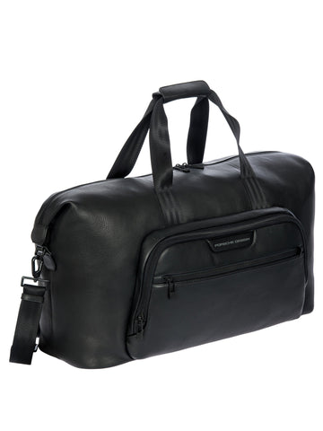 Porsche Design Leather Evo Weekender Bag in Black, view 2