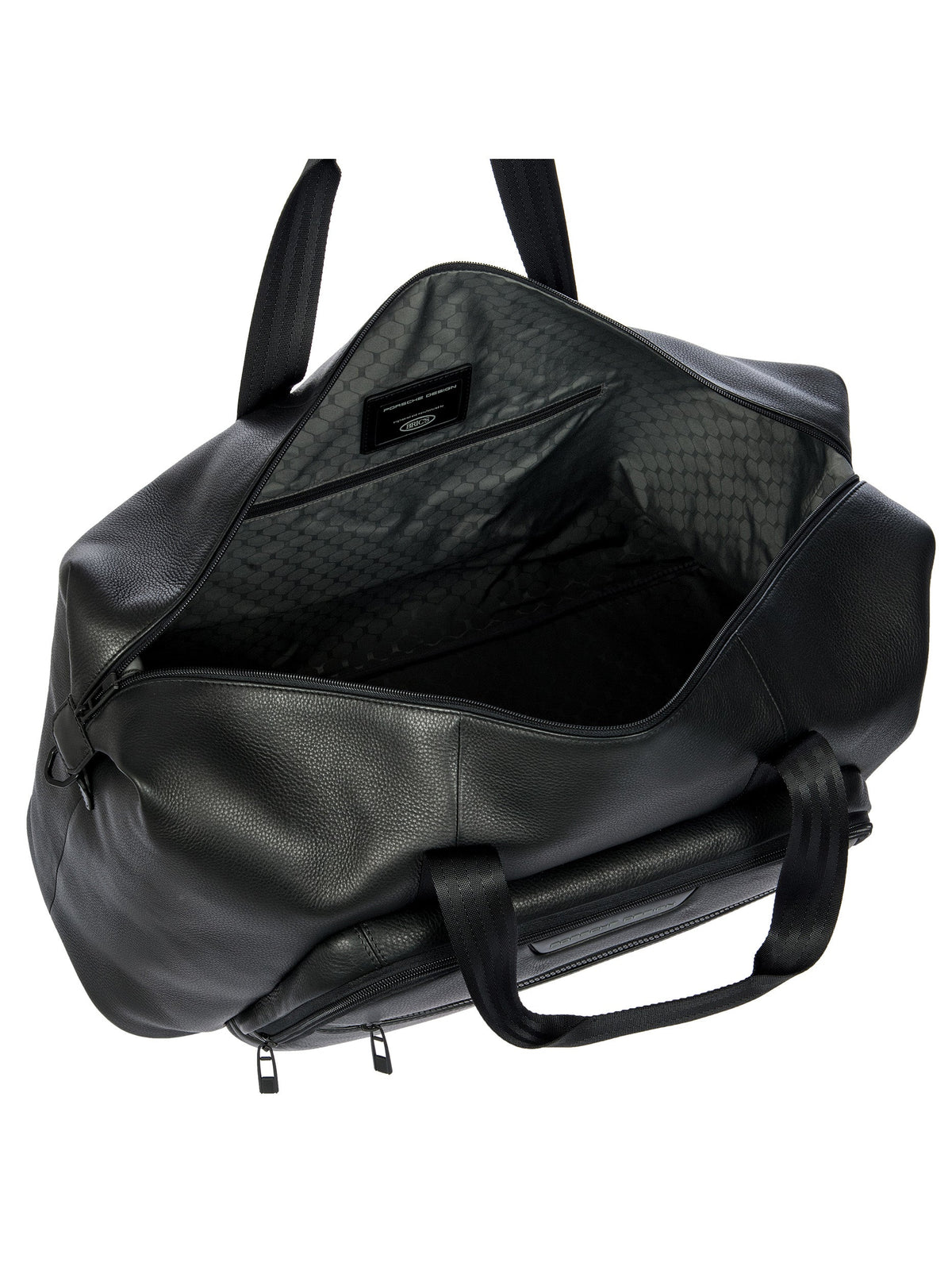 Porsche Design Leather Evo Weekender Bag in Black, view 5