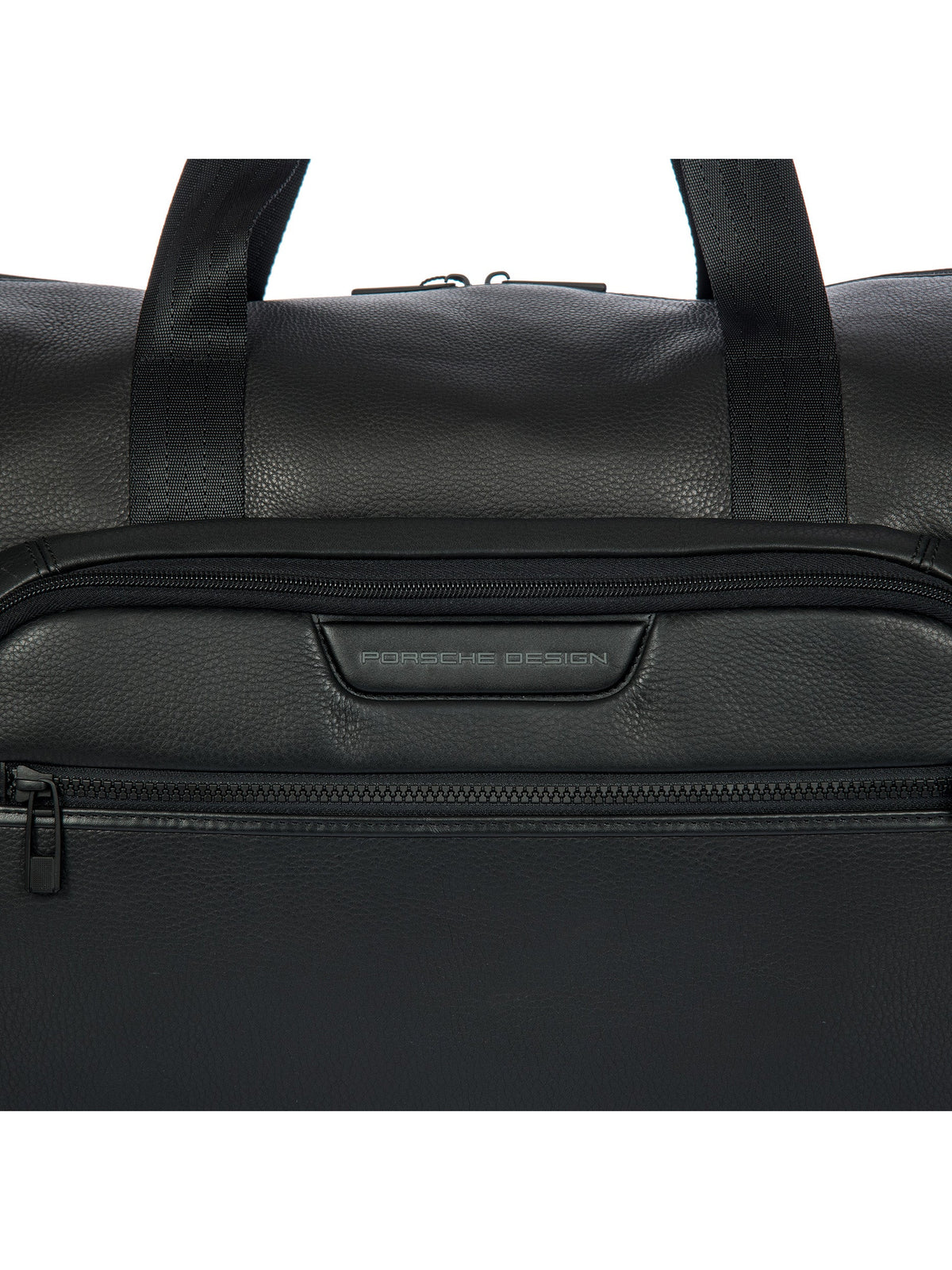Porsche Design Leather Evo Weekender Bag in Black, view 6