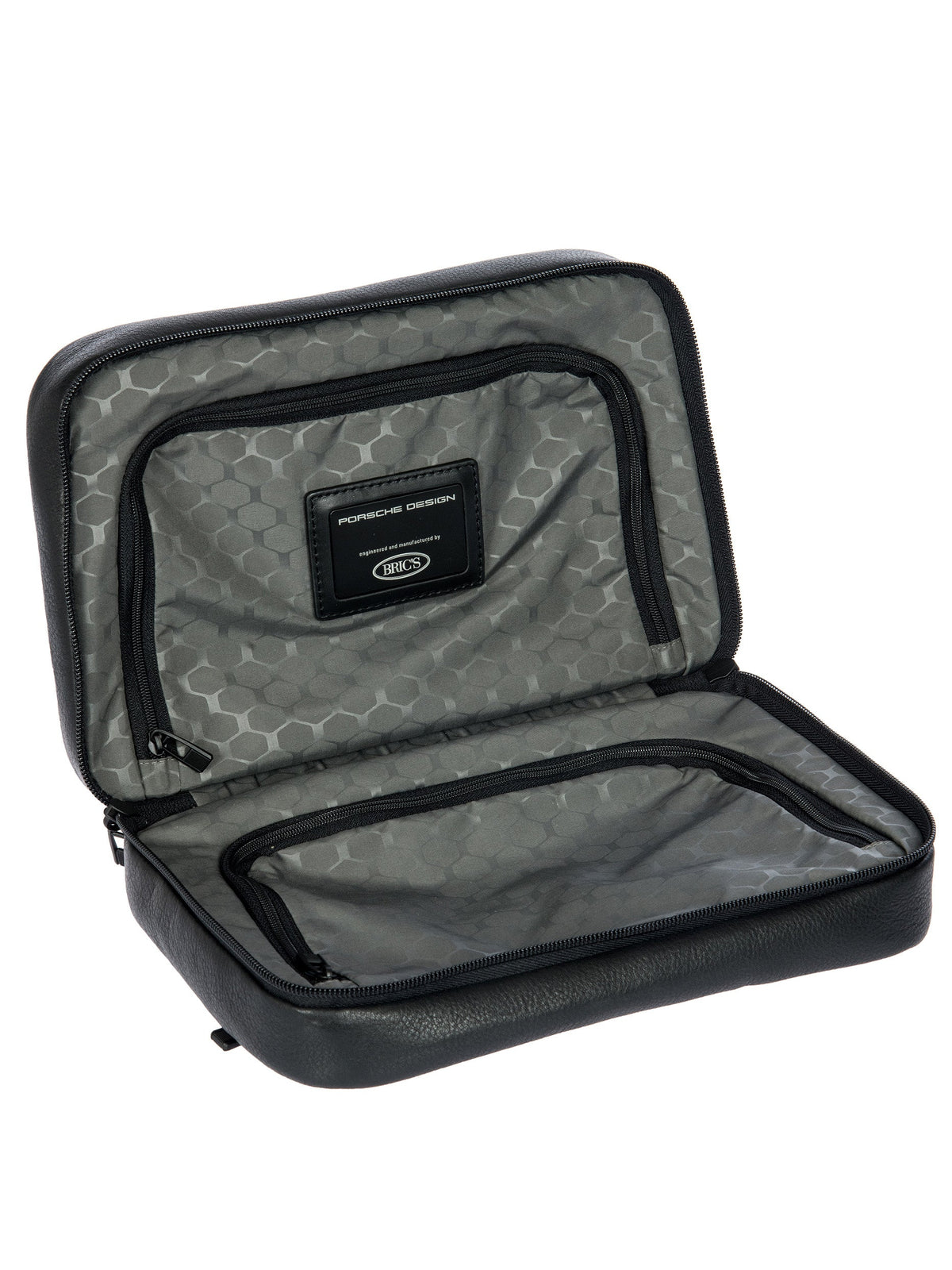Porsche Design Leather Evo Toiletry Bag in Black, view 5