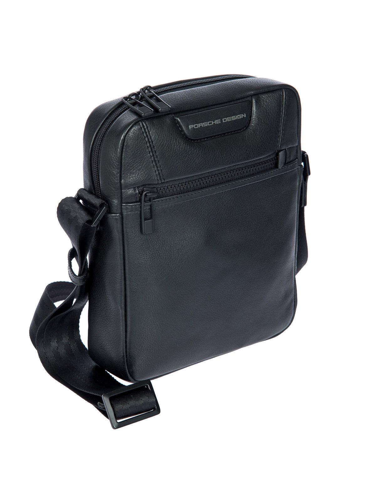 Porsche Design Leather Shoulder Bag XS in Black, view 2