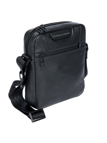 Porsche Design Leather Shoulder Bag XS in Black, view 2