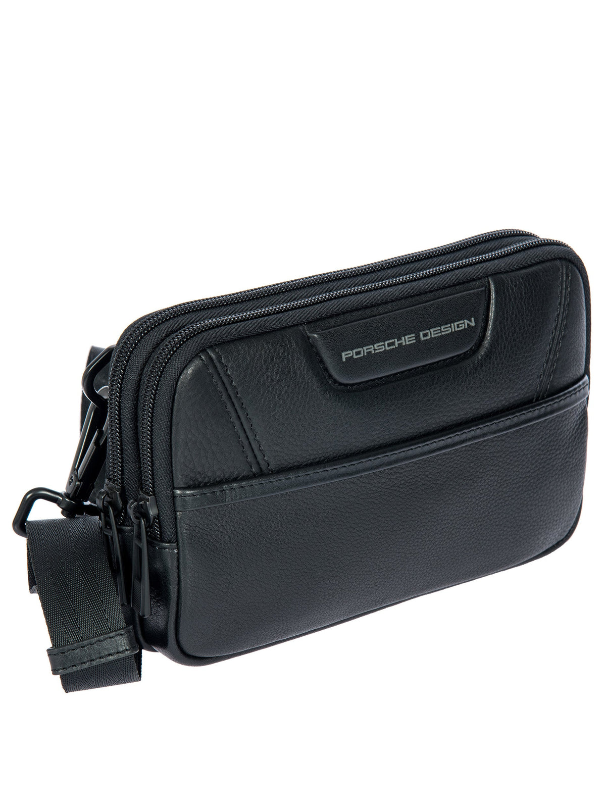 Porsche Design Leather Travel Pouch in Black, view 2