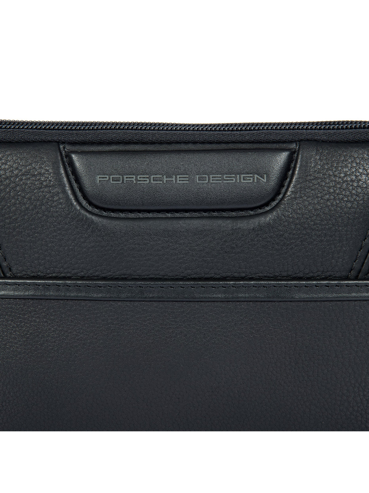 Porsche Design Leather Travel Pouch in Black, view 6