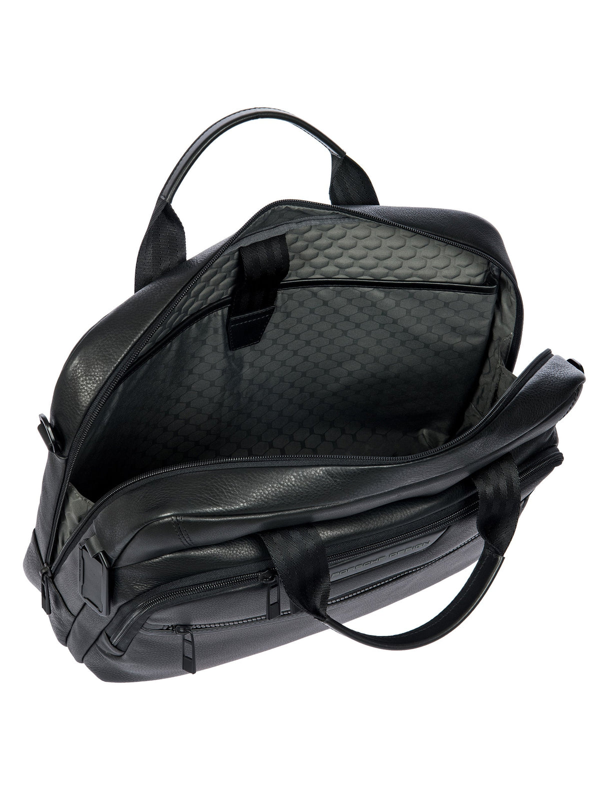 Porsche Design Leather Evo Laptop Briefcase in Black, view 5