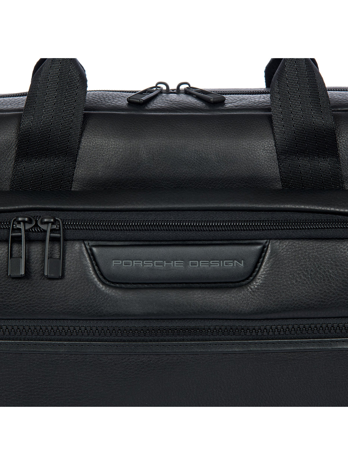 Porsche Design Leather Evo Laptop Briefcase in Black, view 6