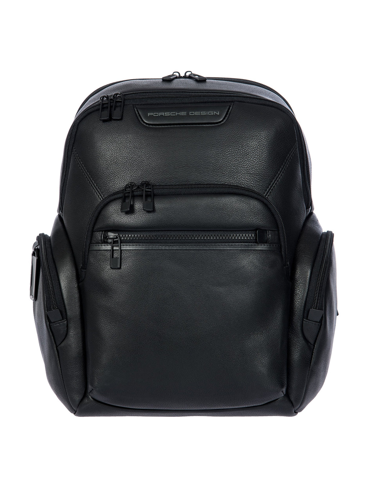 Porsche Design Leather Laptop Backpack S in Black, view 1