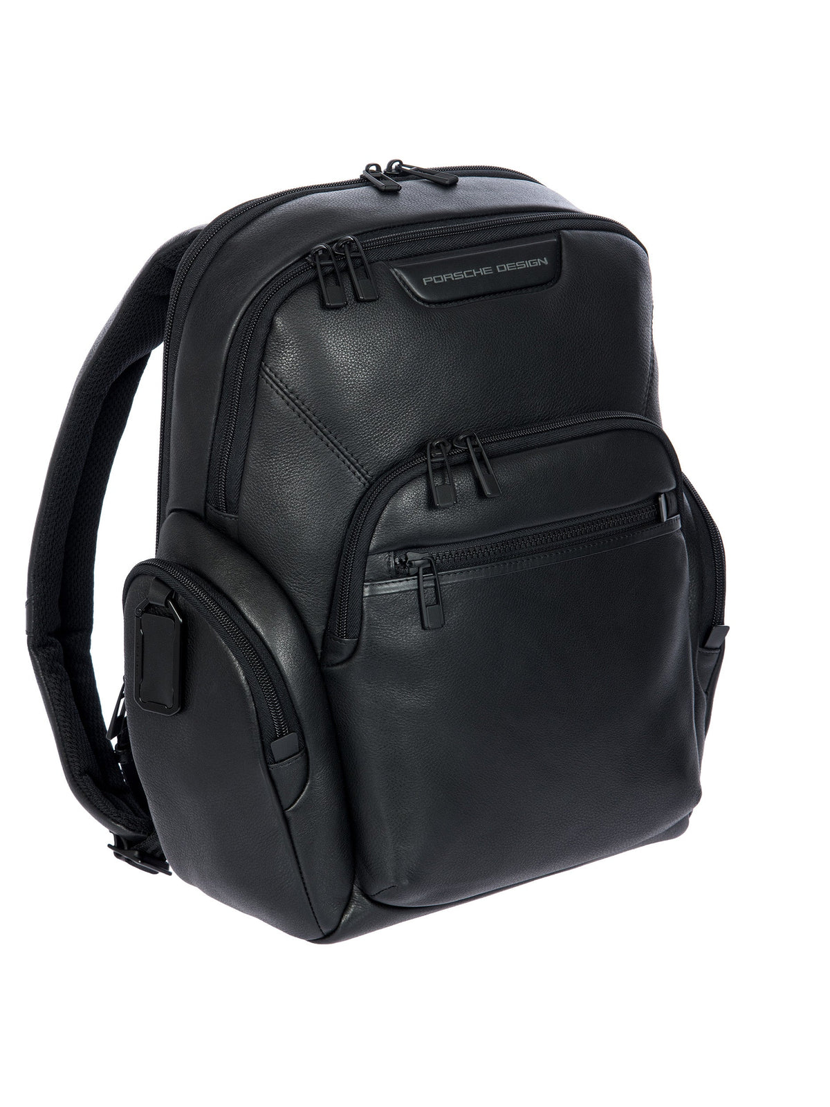Porsche Design Leather Laptop Backpack S in Black, view 2