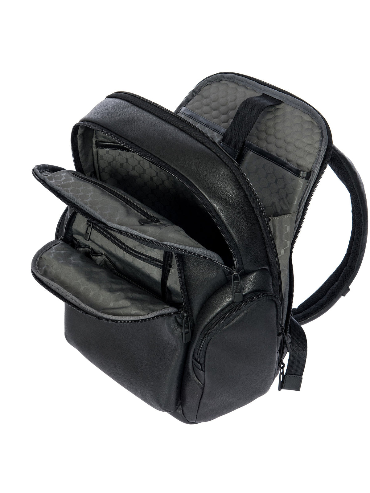 Porsche Design Leather Laptop Backpack S in Black, view 5