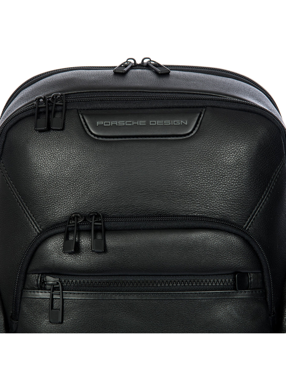 Porsche Design Leather Laptop Backpack S in Black, view 6