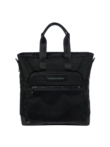 Porsche Design Nylon Laptop Tote Bag in Black, view 1