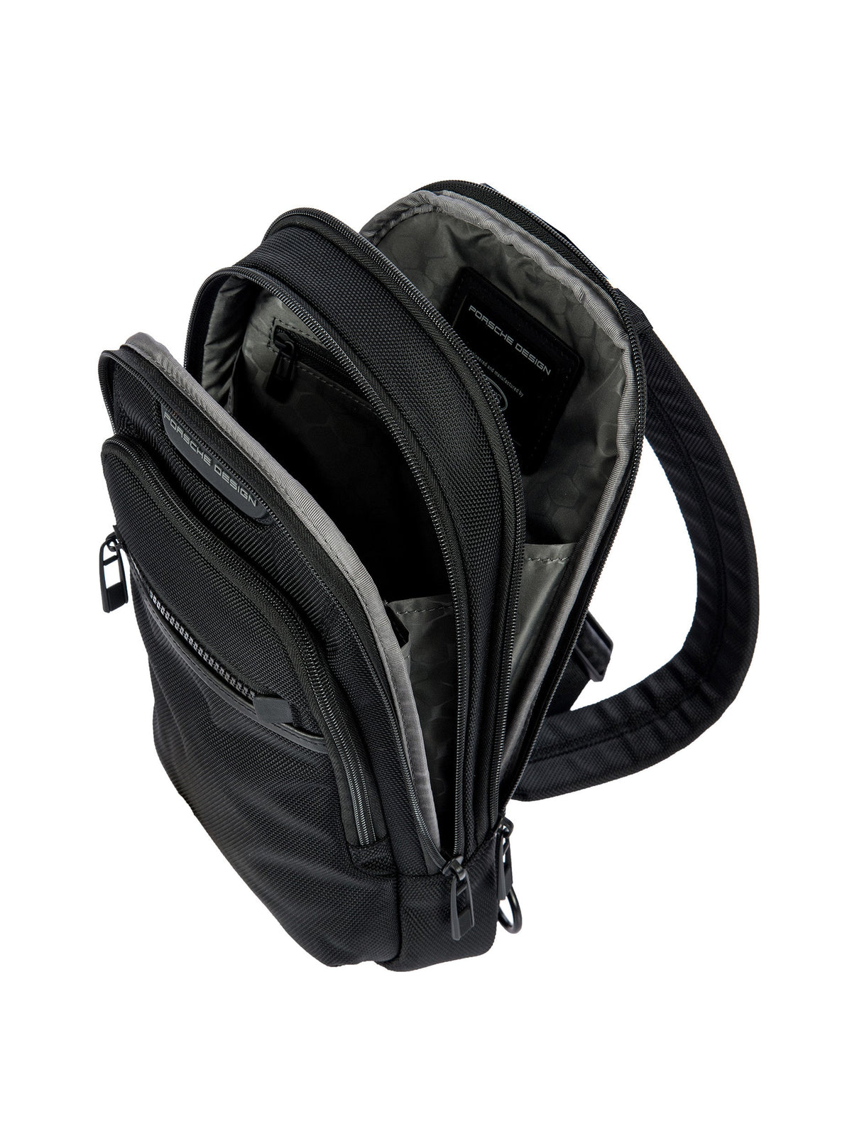 Porsche Design Nylon Sling Bag S in Black, view 4