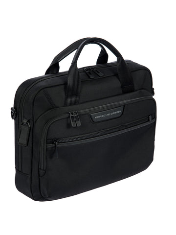Porsche Design Nylon Laptop Briefcase in Black, view 2
