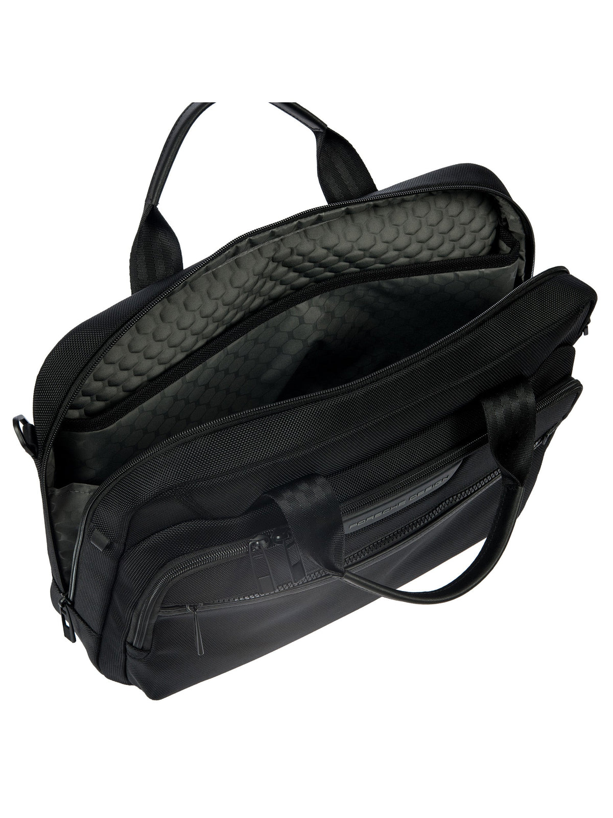 Porsche Design Nylon Laptop Briefcase in Black, view 5