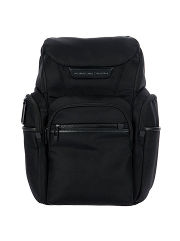 Porsche Design Nylon Laptop Backpack M Toploader in Black, view 1