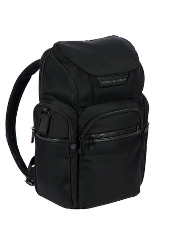 Porsche Design Nylon Laptop Backpack M Toploader in Black, view 2