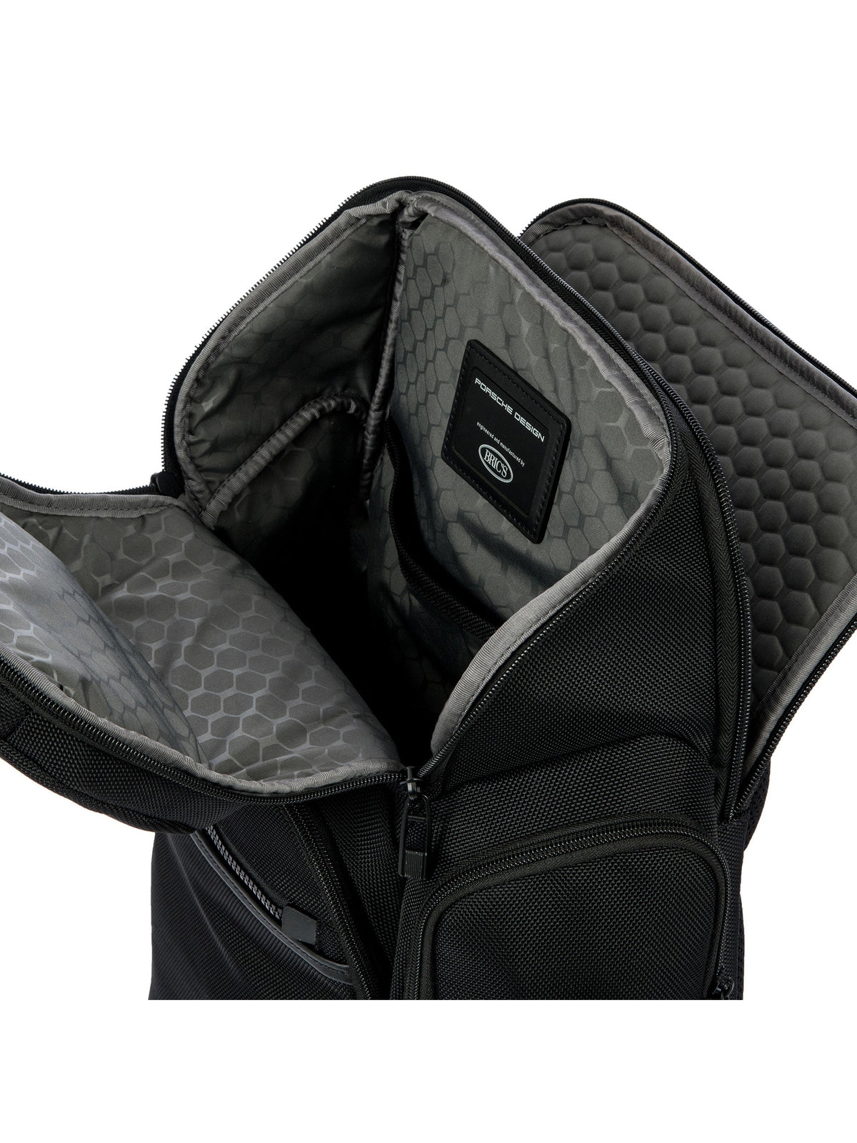 Porsche Design Nylon Laptop Backpack M Toploader in Black, view 5