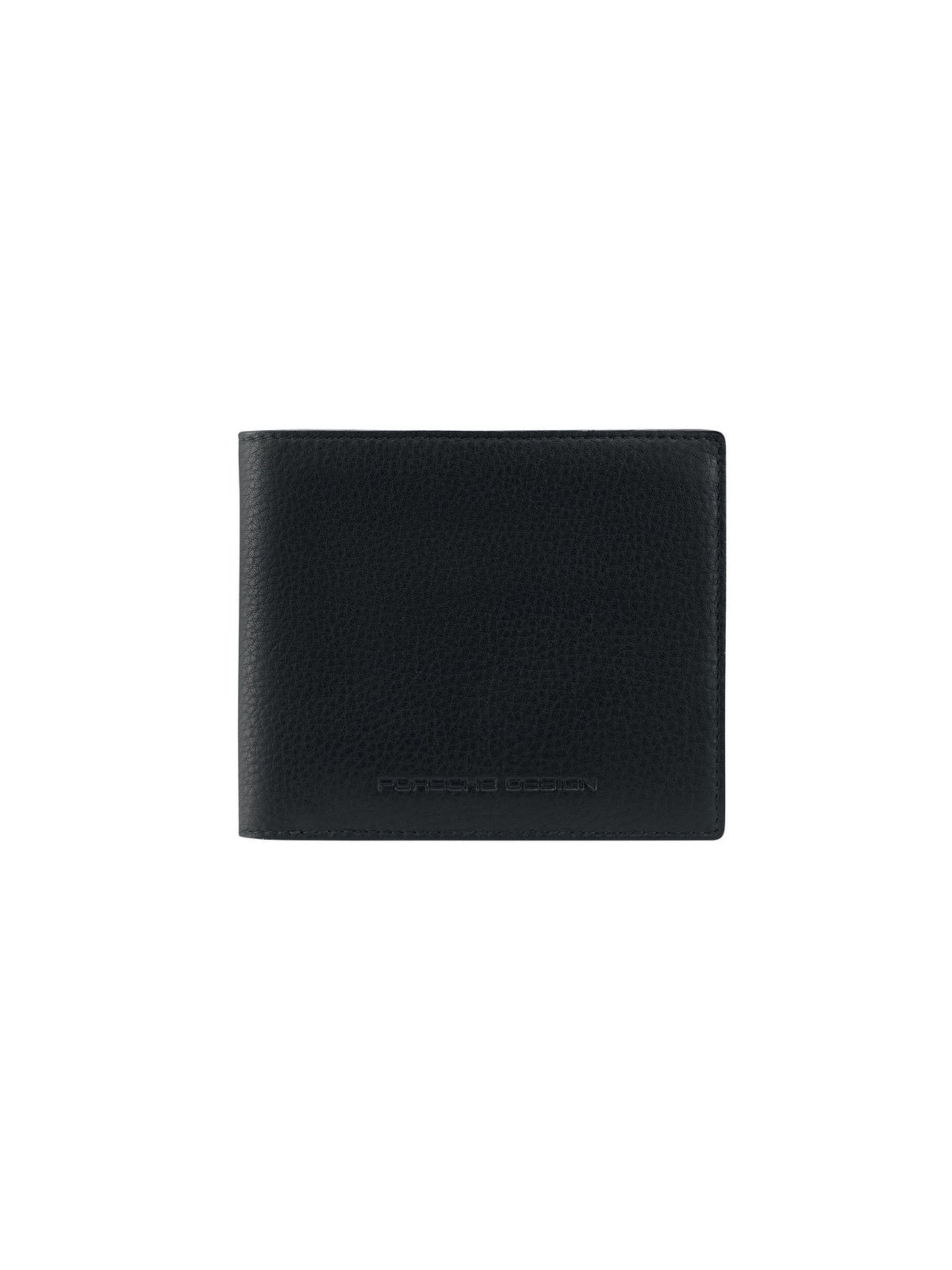 Porsche Design Leather Wallet 4 with Coin Pocket in Black, Business Grained, view 1