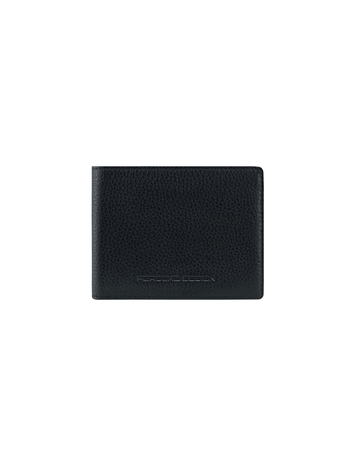 Porsche Design Billfold 3 Leather Wallet in Black, Business Grained, view 1