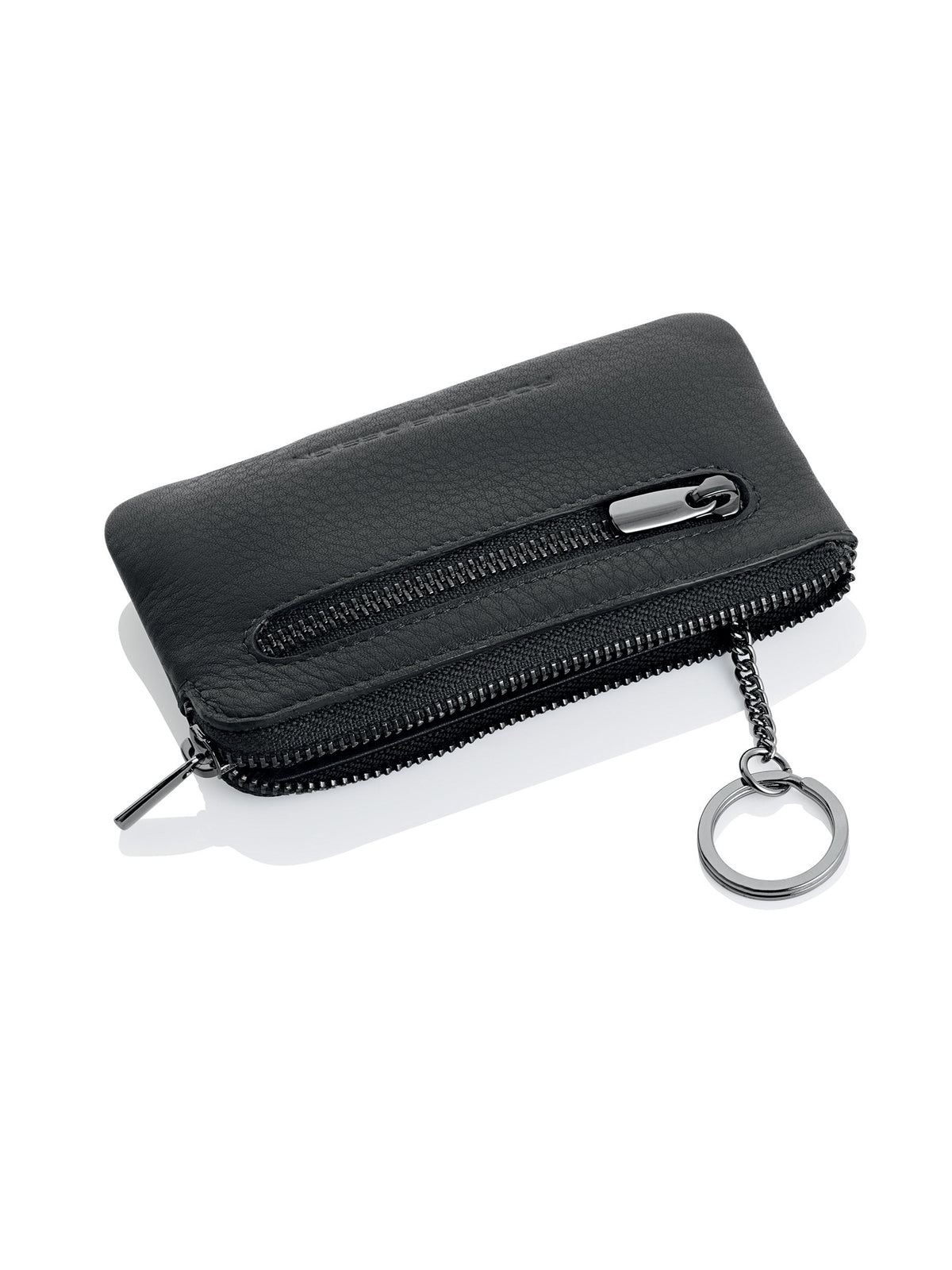 Porsche Design Leather Key Case M in Black, Business Grained, view 3