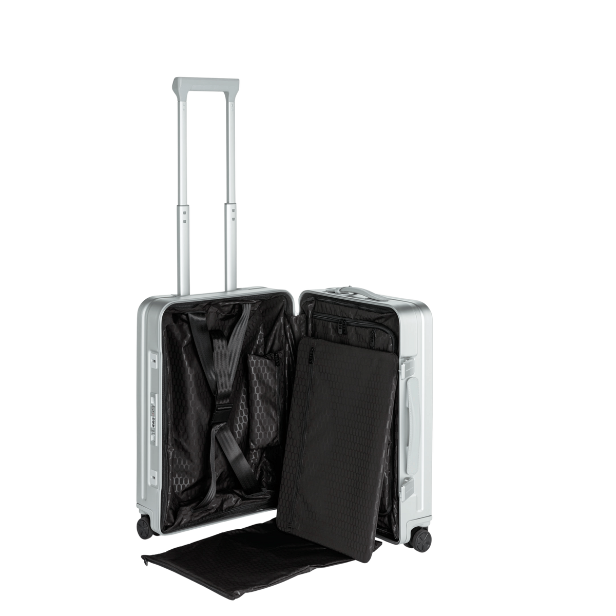Porsche Design Roadster Aluminum Carry-On Suitcase in Silver, view 7