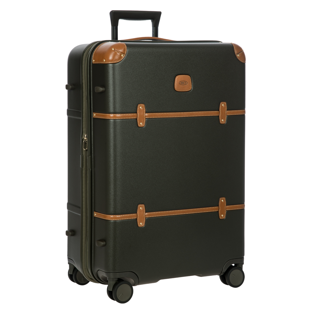 Bric's Bellagio Expandable Checked Spinner in Olive, view 2