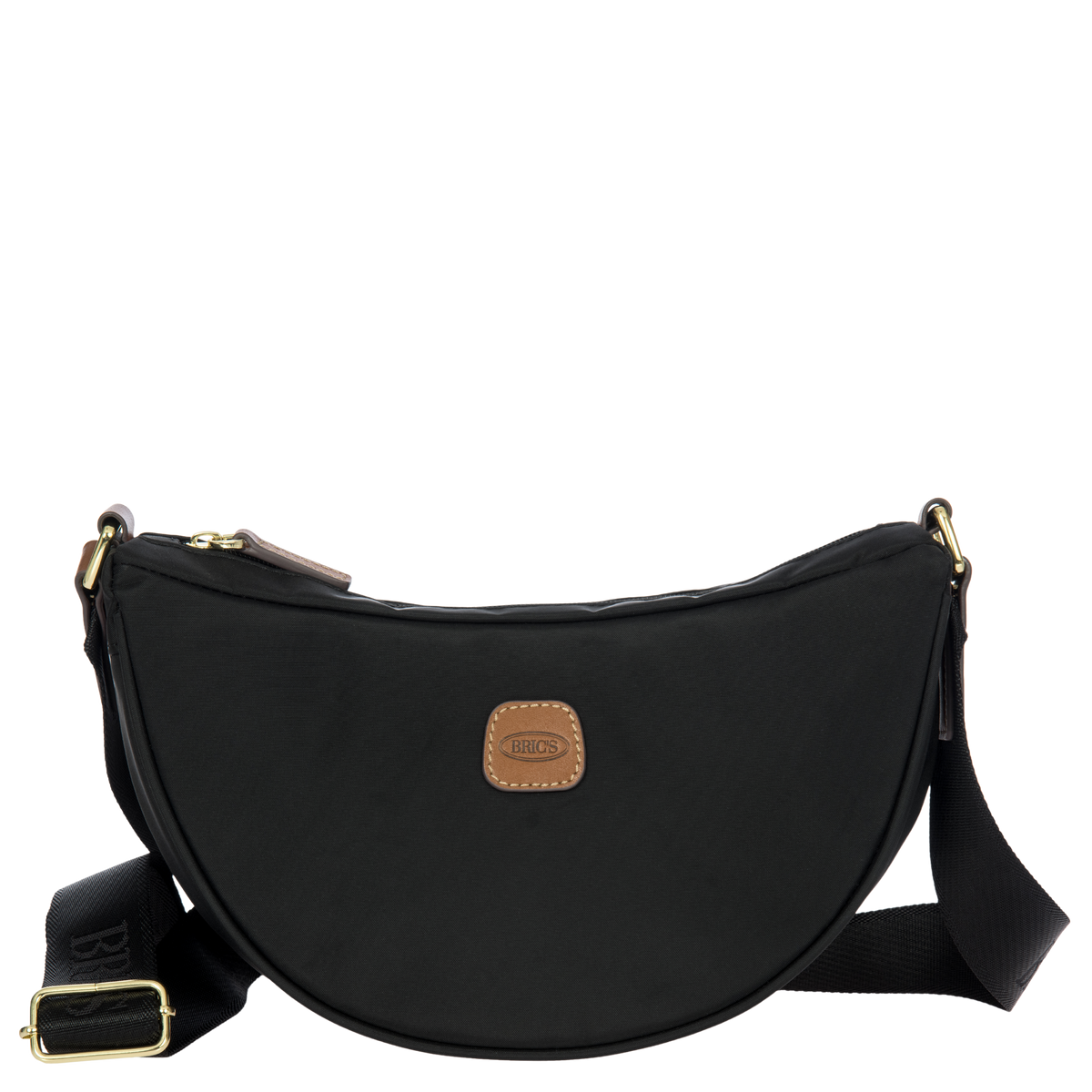 Bric's X-Collection Mini Halfmoon Shoulder Bag in Black, view 1