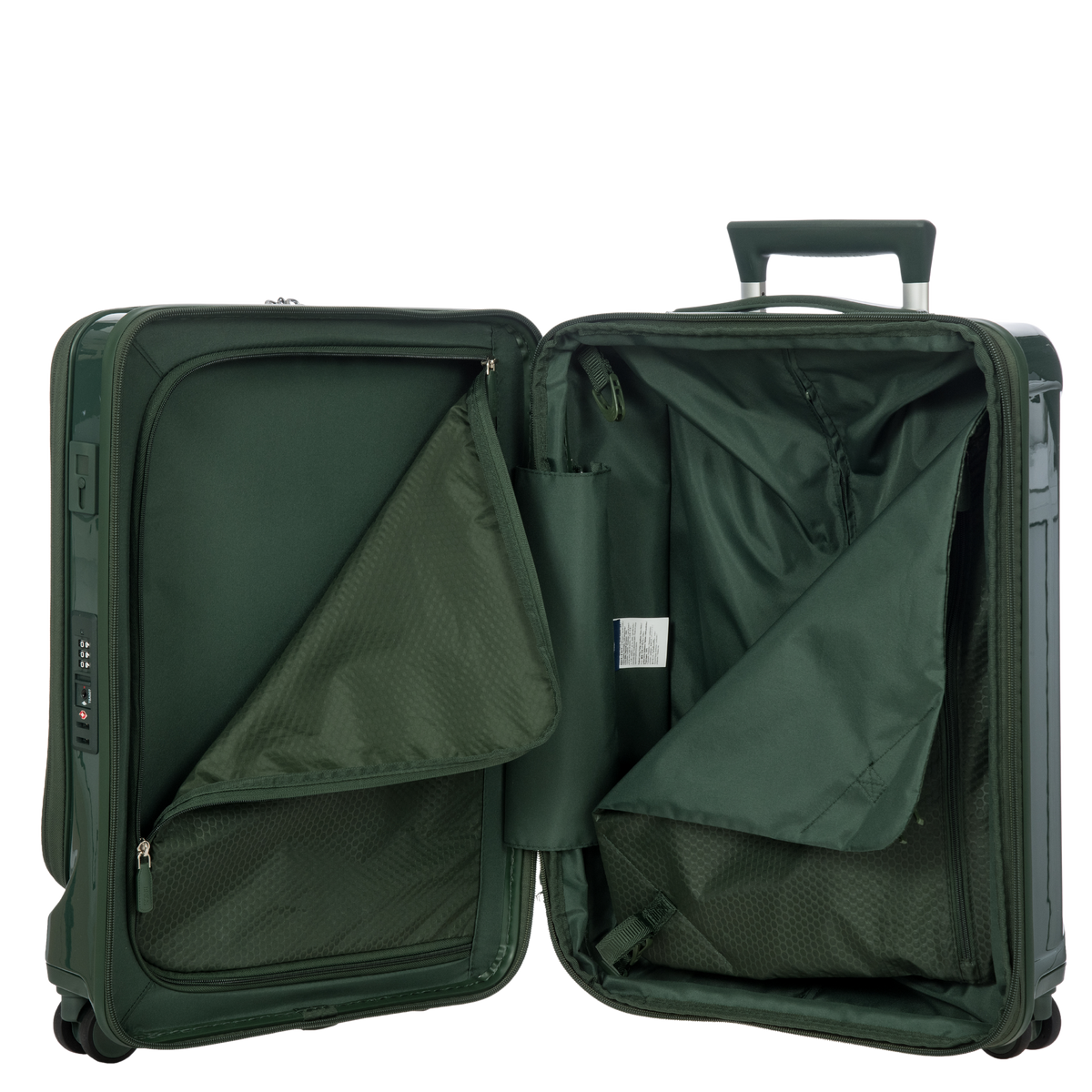 Bric's Positano Carry-On Spinner with Front Pocket in Emerald, view 6