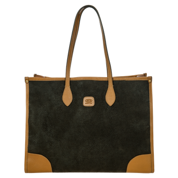 Bric's Life Suede-Effect Laptop Tote Bag, view 1