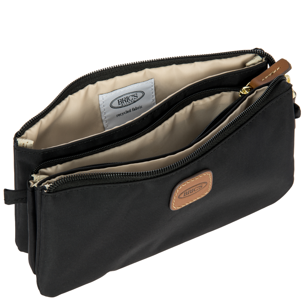 Bric's X-Collection Convertible Clutch Pouch in Black, view 5