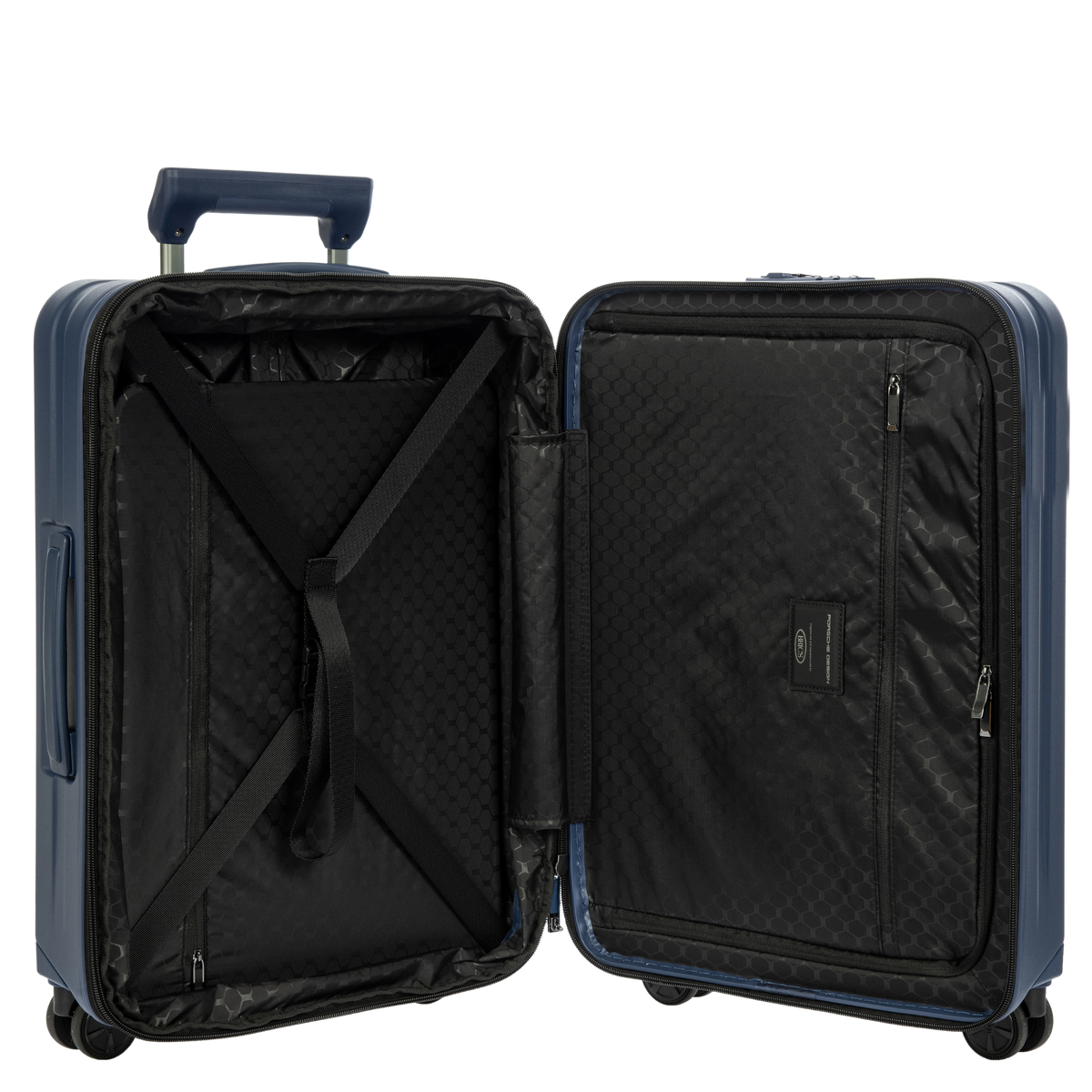 Porsche Design Expandable Carry-On Spinner with Front Pocket in Dark Blue Matte, view 5