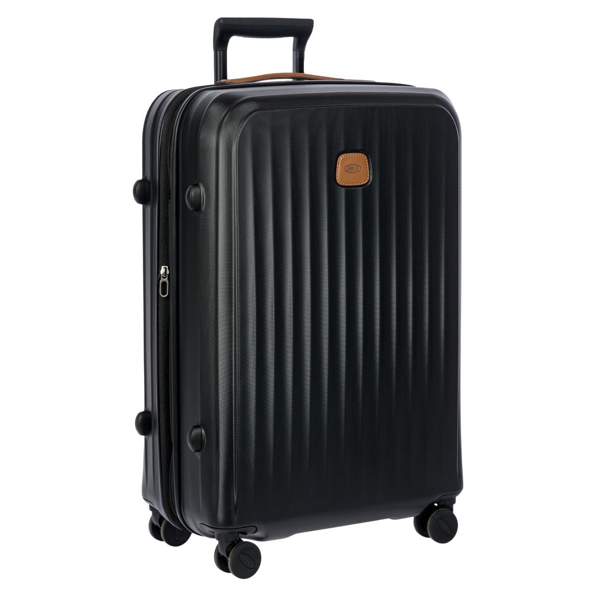 Bric's Taormina Expandable Checked Spinner in Black, view 2