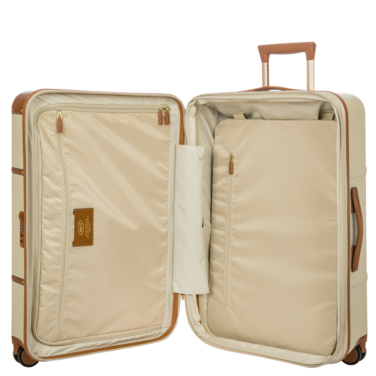 Bric's Bellagio Expandable Checked Spinner in Cream, view 5
