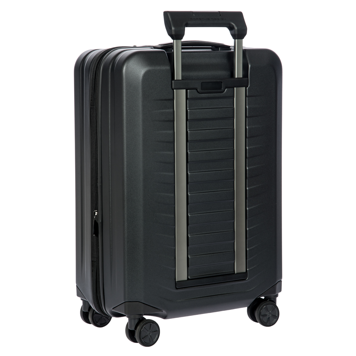 Porsche Design Expandable Carry-On Spinner with Front Pocket in Matte Black, view 3