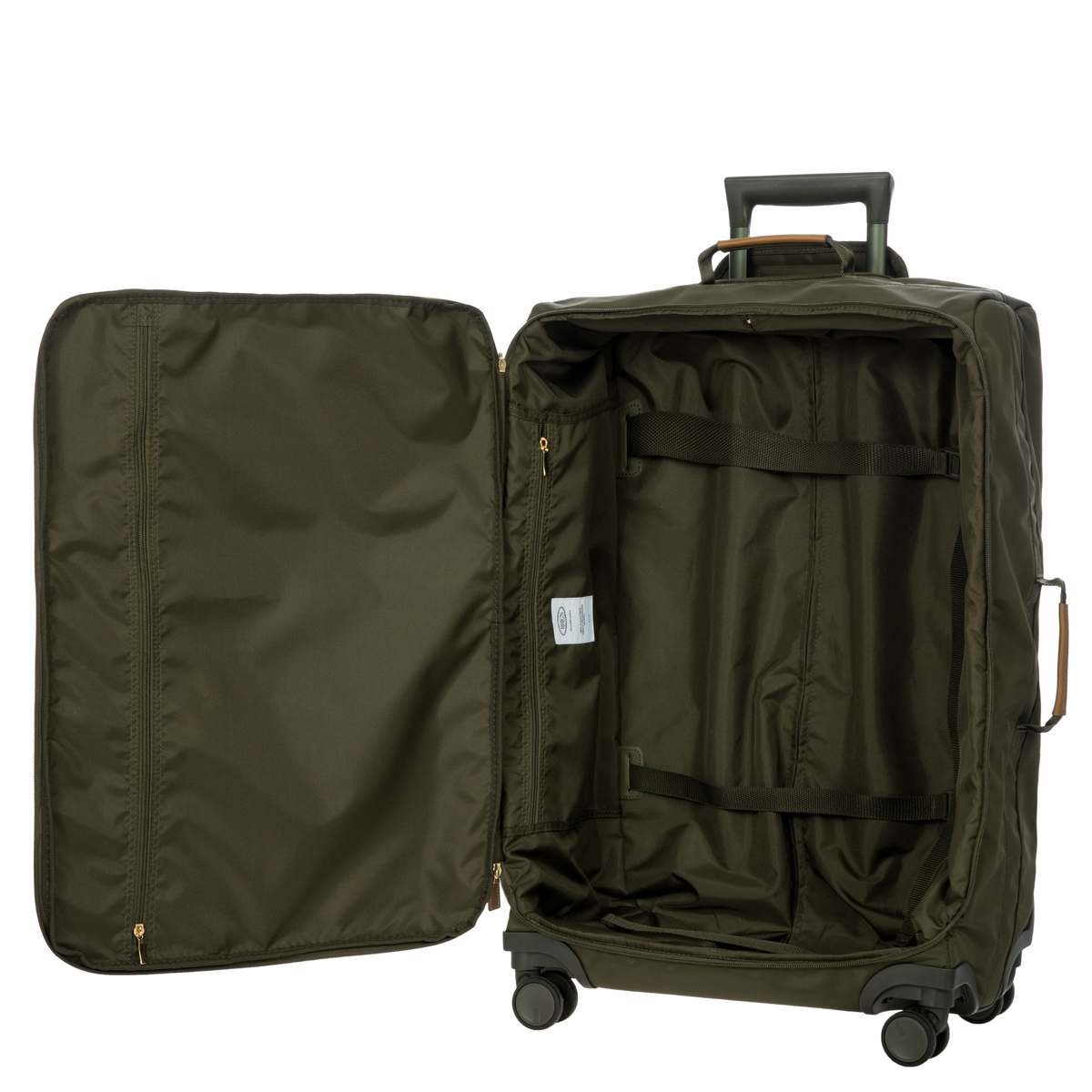 Bric's X-Collection Soft-Side Spinner Suitcase in Olive, view 5