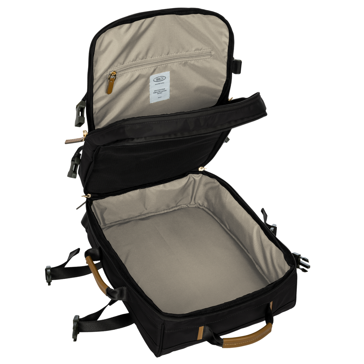 Bric's X-Collection Montagna Laptop Backpack in Black, view 5