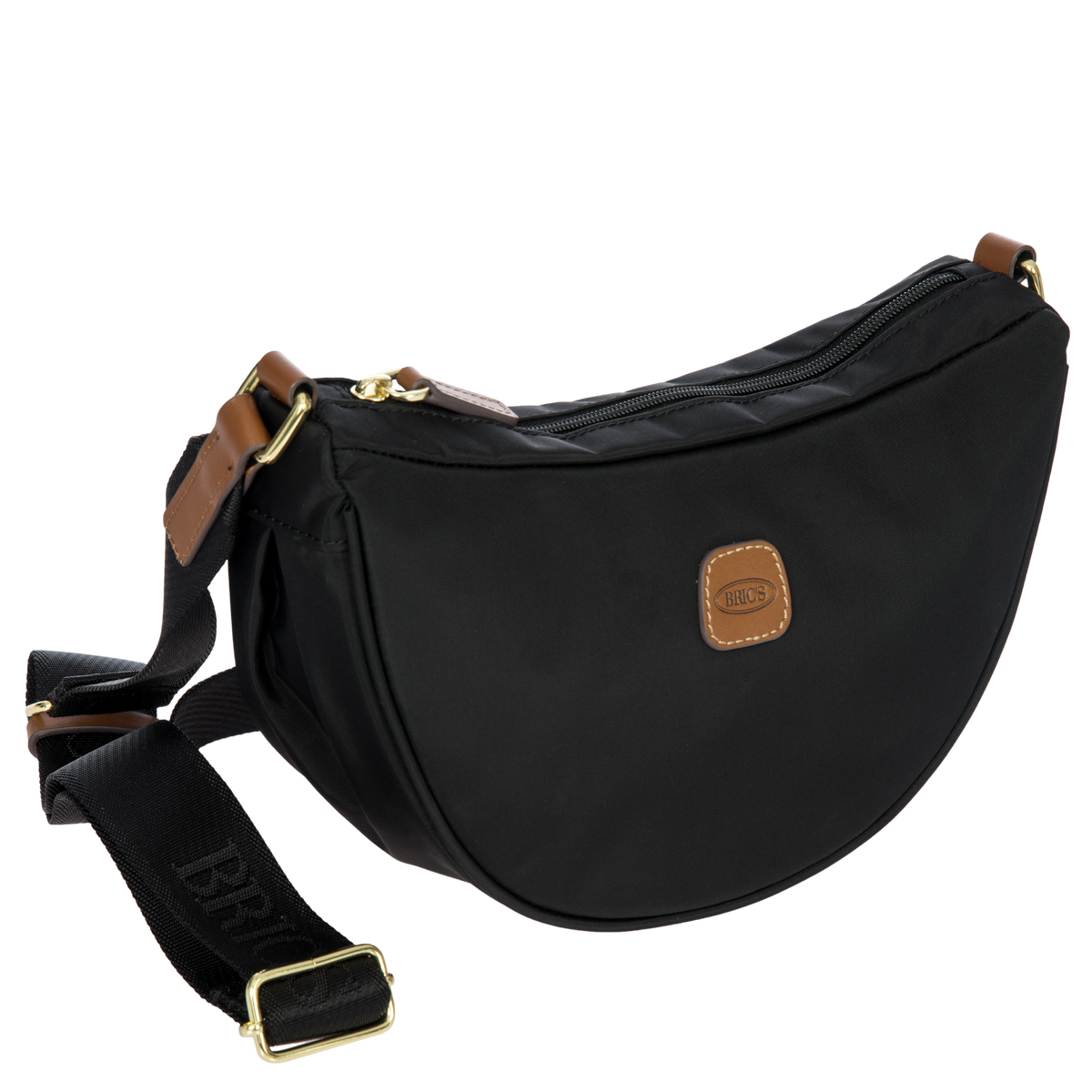 Bric's X-Collection Mini Halfmoon Shoulder Bag in Black, view 2