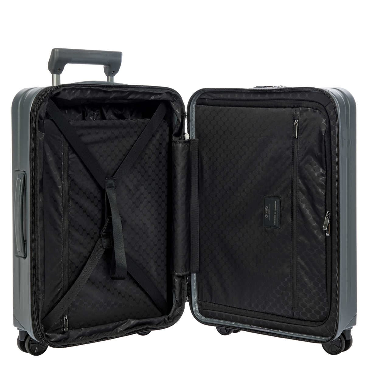 Porsche Design Expandable Carry-On Spinner with Front Pocket in Grey Matte, view 5